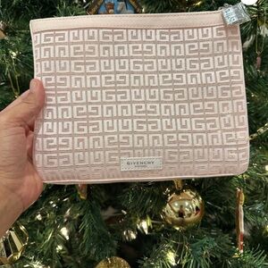 Givenchy pink zip pouch